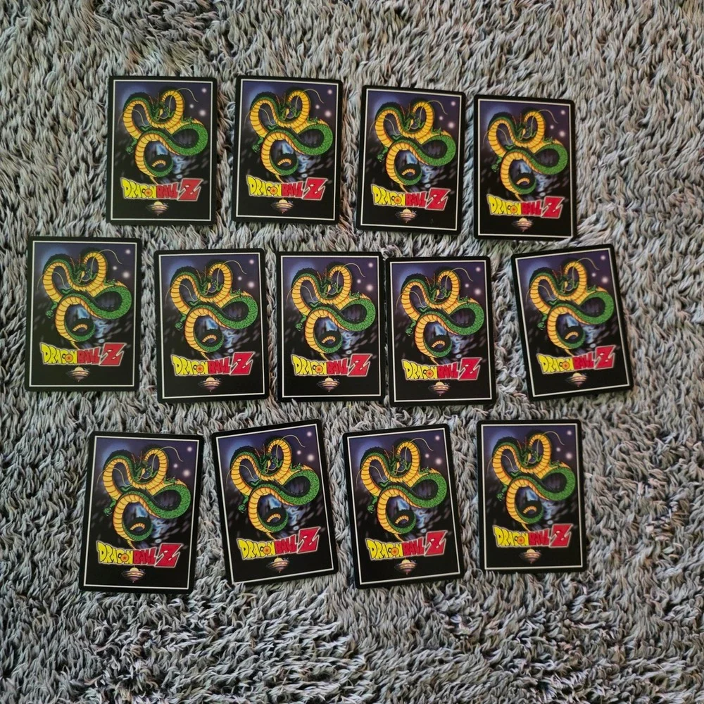 Dragon Ball Z TCG Blue Thrusted Blast 5 World Games Saga Score 2002 Lot of 13 - Picture 2 of 3